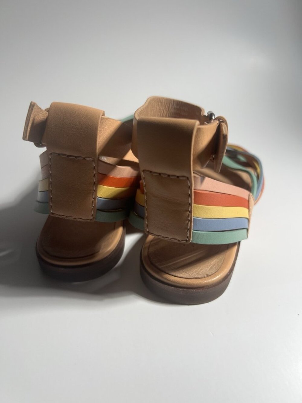 Madewell Strappy Leather Sandals Multicolor Women’s Size 6.5 - Picture 3 of 14